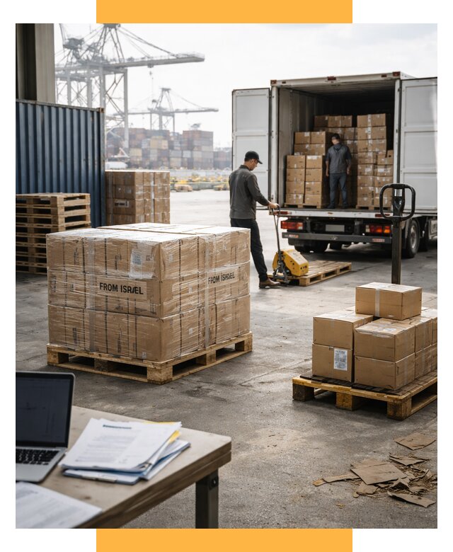 Доставка грузов из Израиля от 15422 р., логистика от СетСервис-Врк