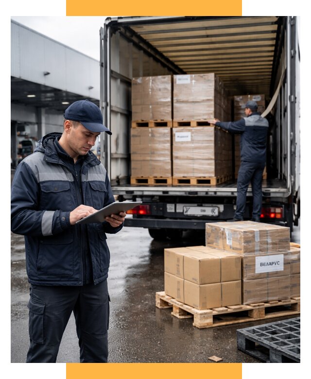 Доставка грузов из Беларуси от 15422 р. логистика СетСервис-Врк