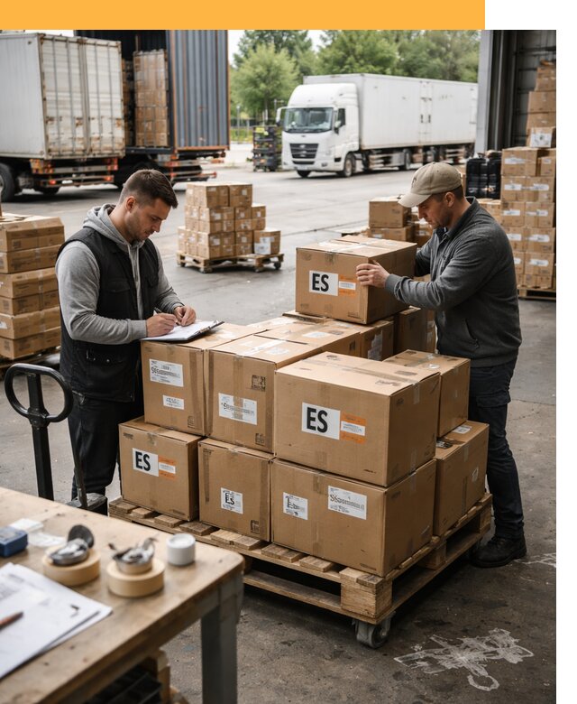 Доставка грузов в Испанию автотранспортом от 35984 руб