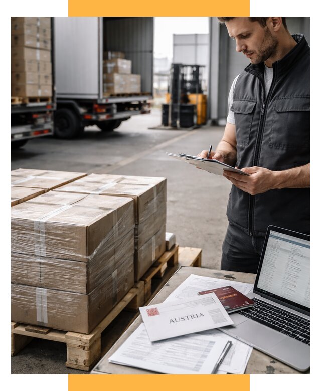 Доставка в Австрию от 66827 р. Логистика и экспорт СетСервис-Врк