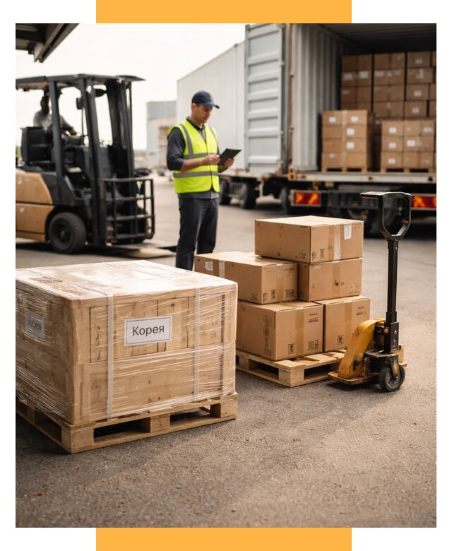 Доставка грузов в Корею из России от 35984 р. | СетСервис-Врк
