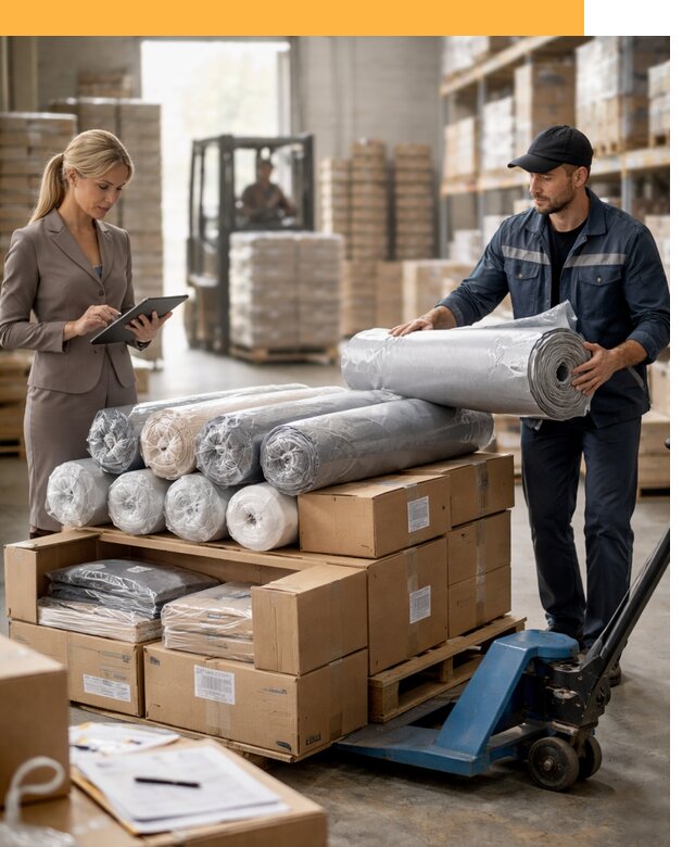 Перевозка текстиля по миру от 15422 руб. с таможней и страхованием