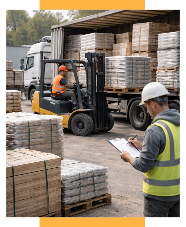 Перевозка строительных материалов от 5655 р. | СетСервис-Врк