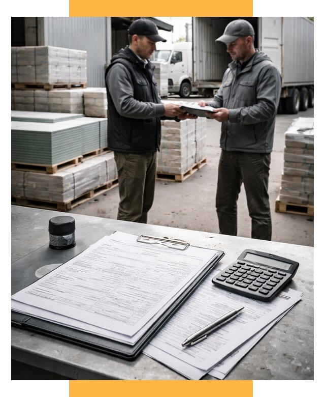 Таможенное оформление стройматериалов от 8739 р. | СетСервис-Врк