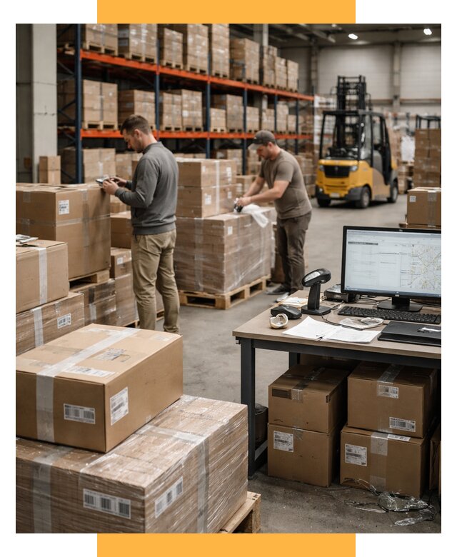 Склад консолидации в Европе от 6683 р., услуги СетСервис-Врк